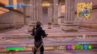 Zeus' Hourglass is located in the central building of Mount Olympus. (Image via Epic Games)